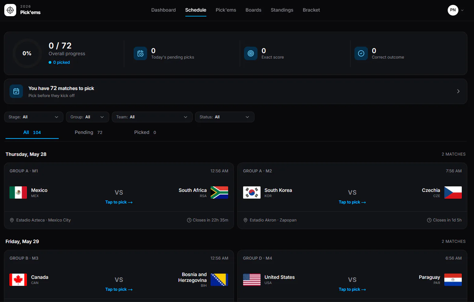 Predict Match Scores